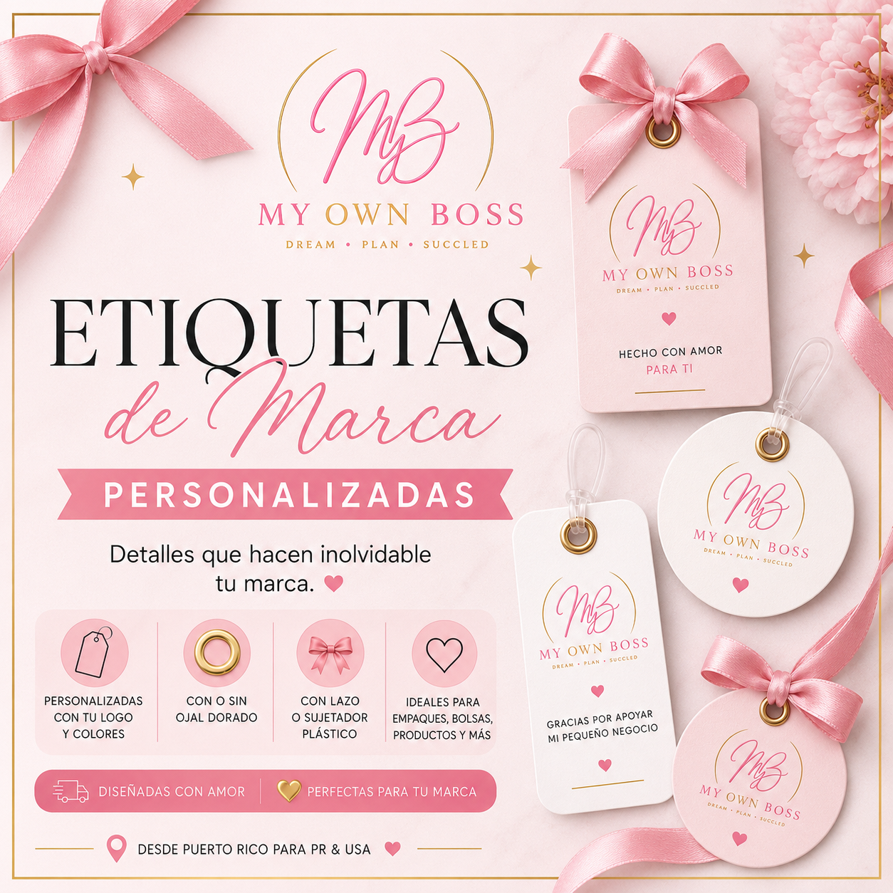 Etiquetas de Marca Personalizadas