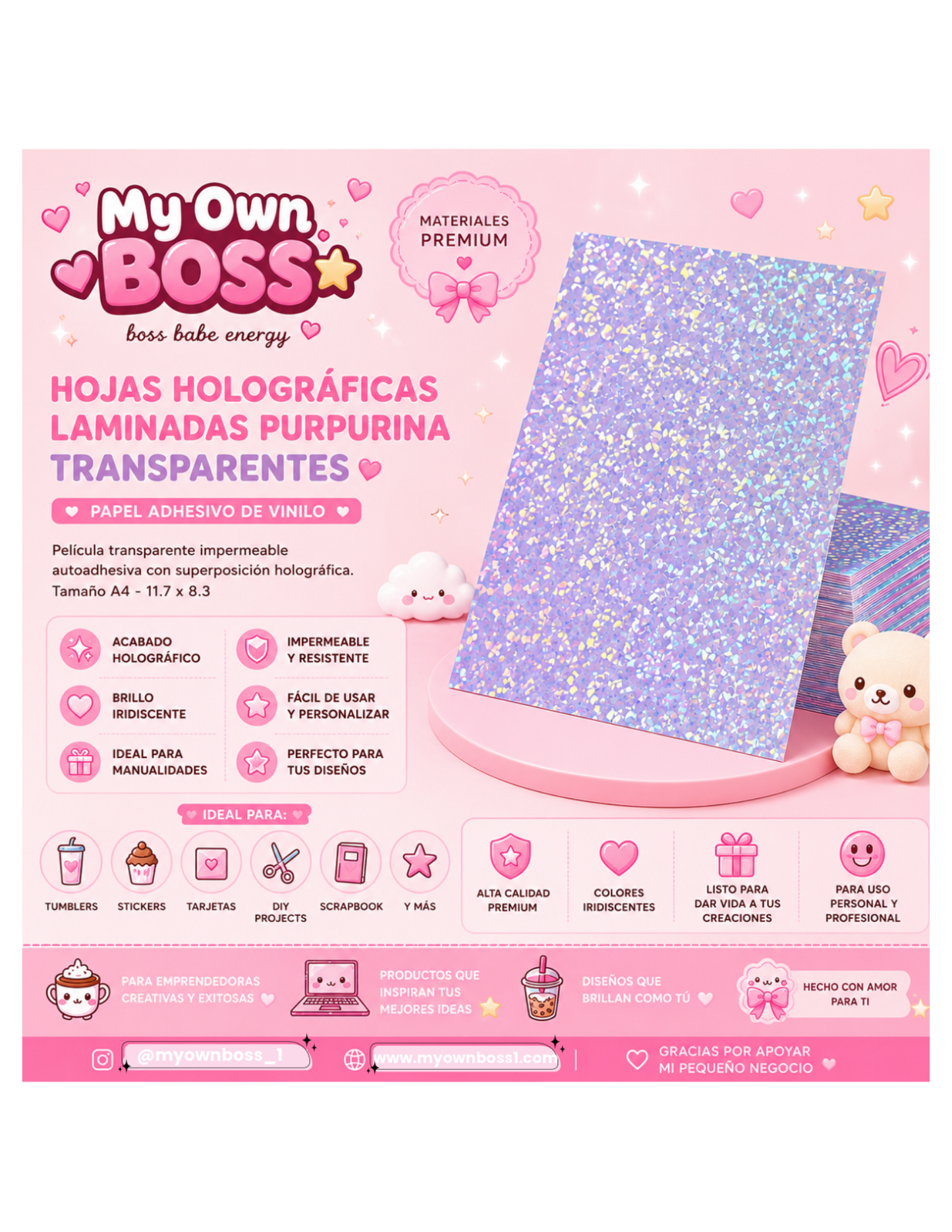 Kawaii Holo Paper