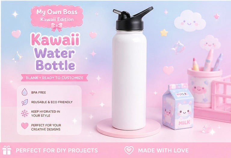 Kawaii Water Bottle Blank