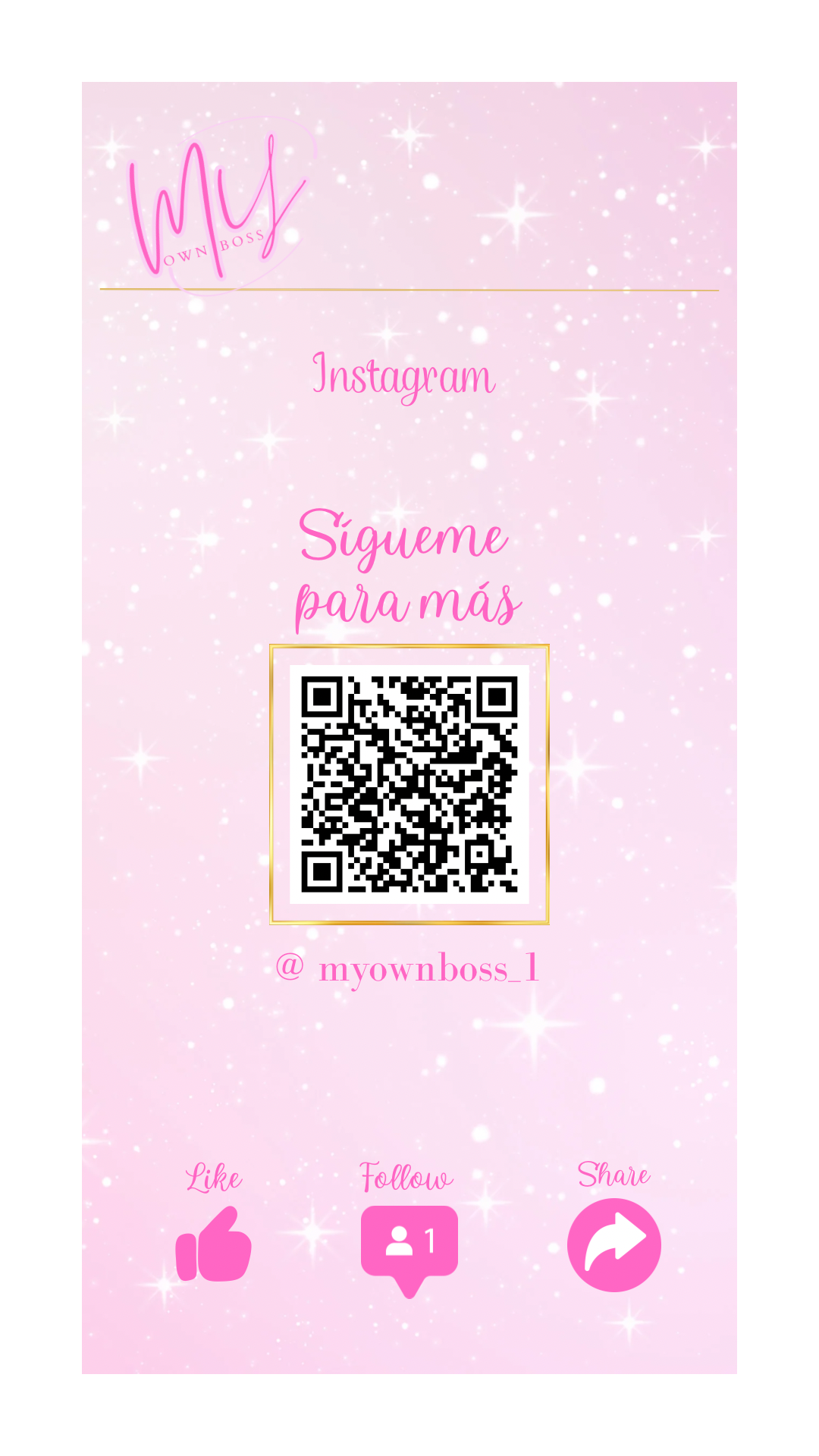 Instagram Business Card Personalizada π