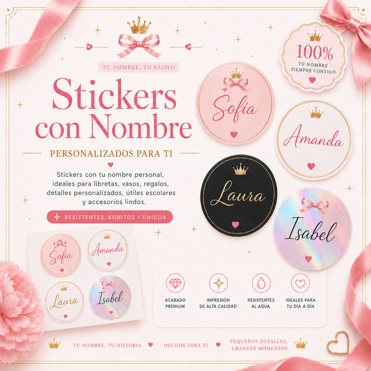 Stickers con Nombre