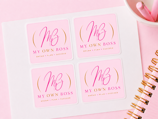Logo Stickers Cuadrados