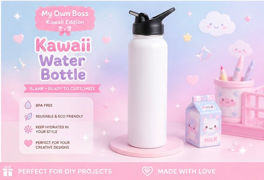 Kawaii Water Bottle Blank