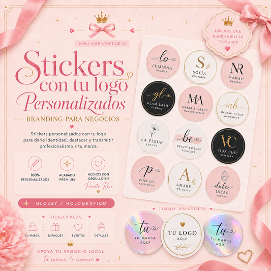 Stickers Personalizados con Logo
