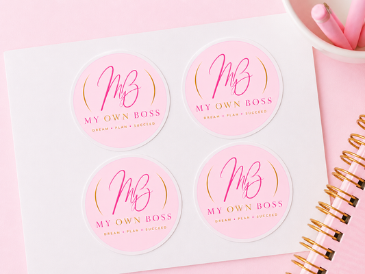 Logo Stickers Circulares